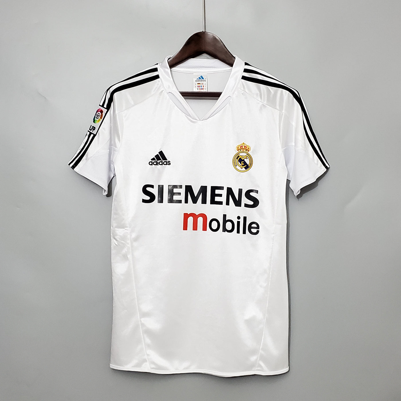 CAMISETA REAL MADRID I 04/05 HOMBRE (RETRO) - Vitrine Futebolística
