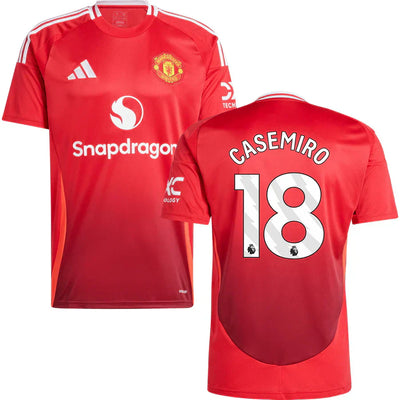#18 Casemiro Camiseta Manchester United Titular 2024/2025