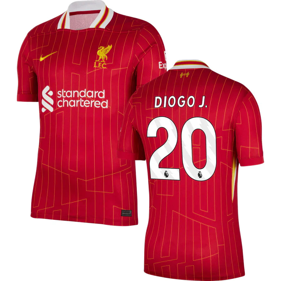 #20 Diogo J. Camiseta Liverpool Titular 2024/2025