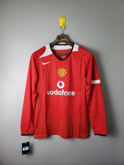 MANCHESTER UNITED I 2005 HOMBRE (RETRO) MANGA LARGA - Vitrine Futebolística