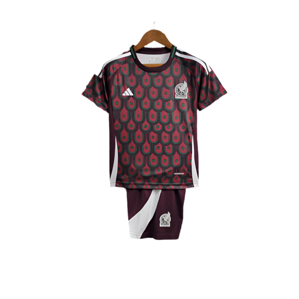 Camiseta Mexico I 2024 Conjunto Infantil