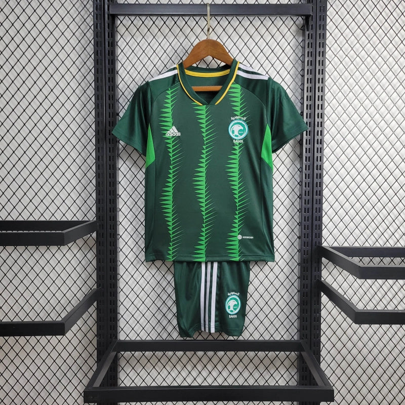 CAMISETA ARABIA SAUDITA I 24/25 CONJUNTO INFANTIL - Vitrine Futebolística
