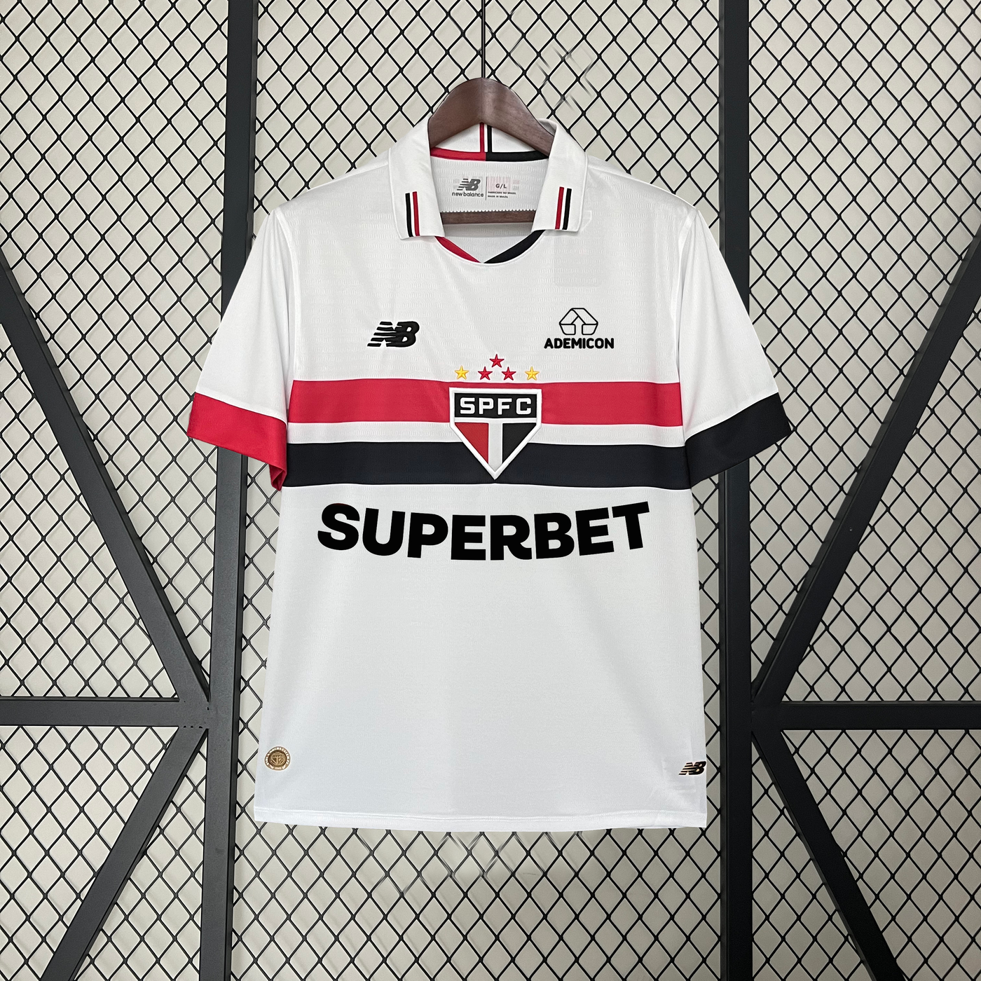 CAMISETA SÃO PAULO I TODOS LOS PATROCINADORES 24/25 HOMBRE - Vitrine Futebolística