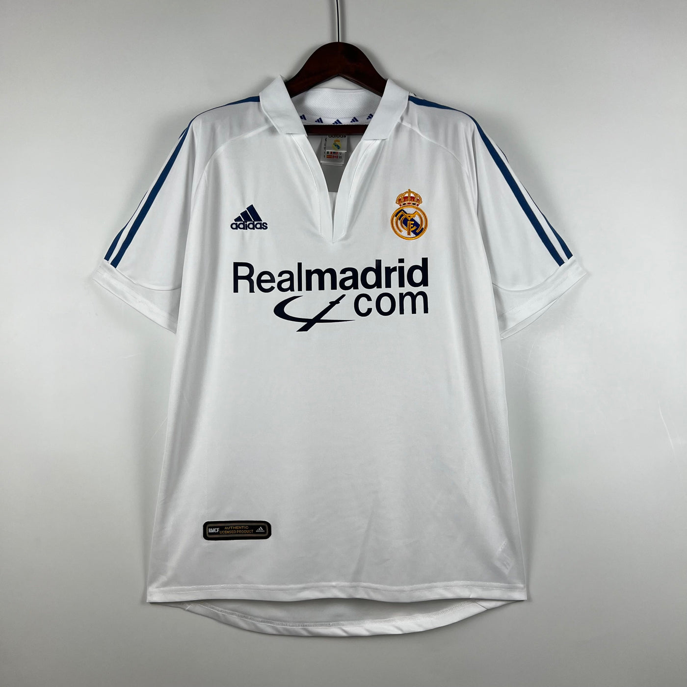 CAMISETA REAL MADRID I 01/02 HOMBRE (RETRO) - Vitrine Futebolística