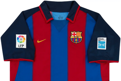 Camiseta Barcelona I 03/04 Hombre (Retro)