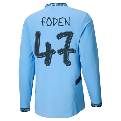 #47 Foden Manchester City Titular Camiseta 2024/2025 Long Sleeve