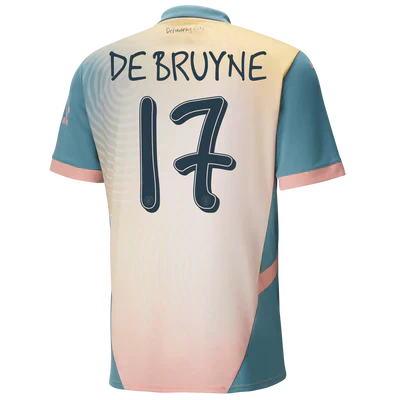 #17 De Bruyne Manchester City Fourth "Definitely City" Camiseta 2024/2025