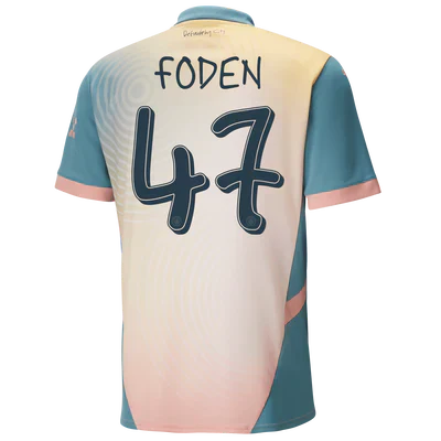 #47 Foden Manchester City Fourth "Definitely City" Camiseta 2024/2025