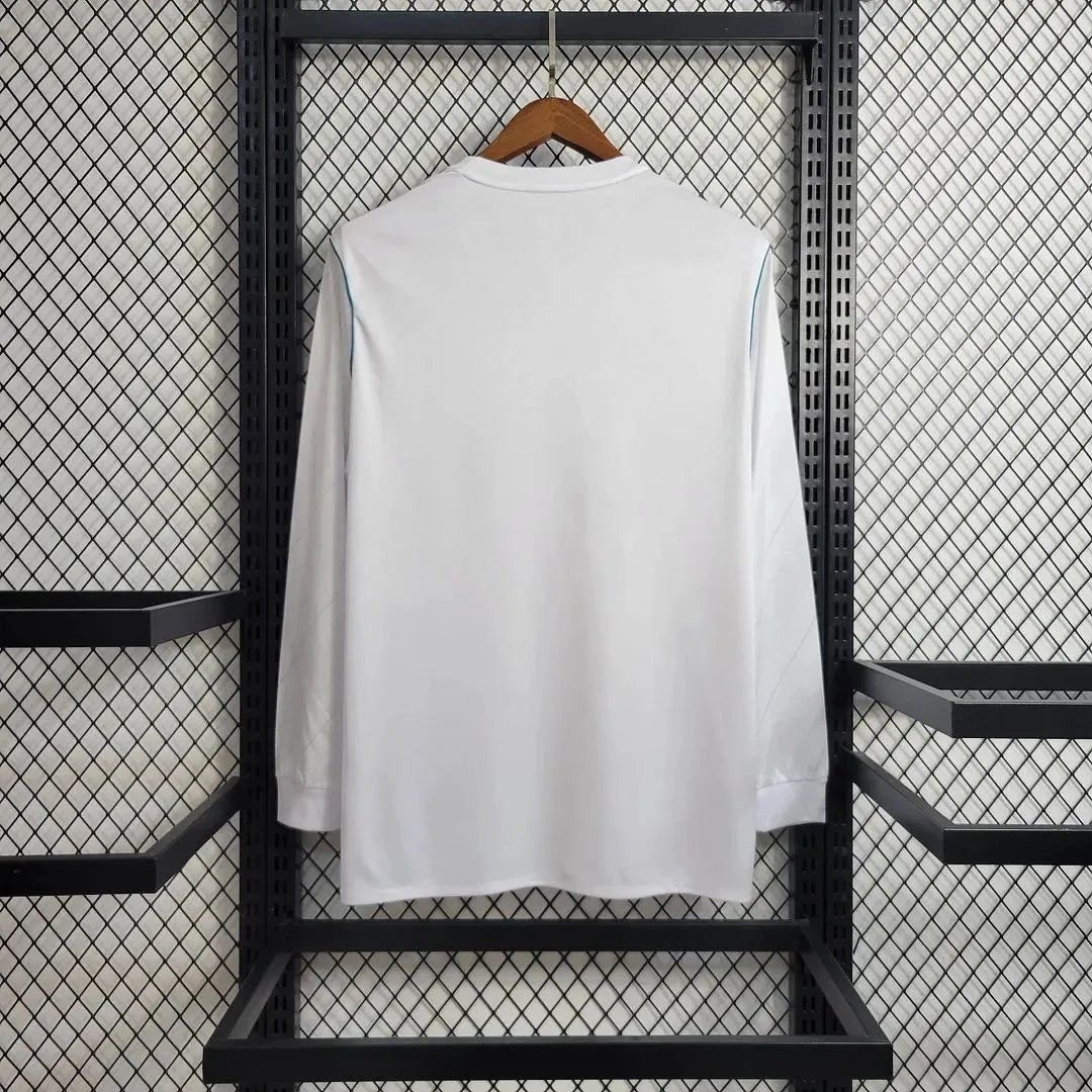 Real Madrid 17/18 Hombre (Retro) Manga Iarga