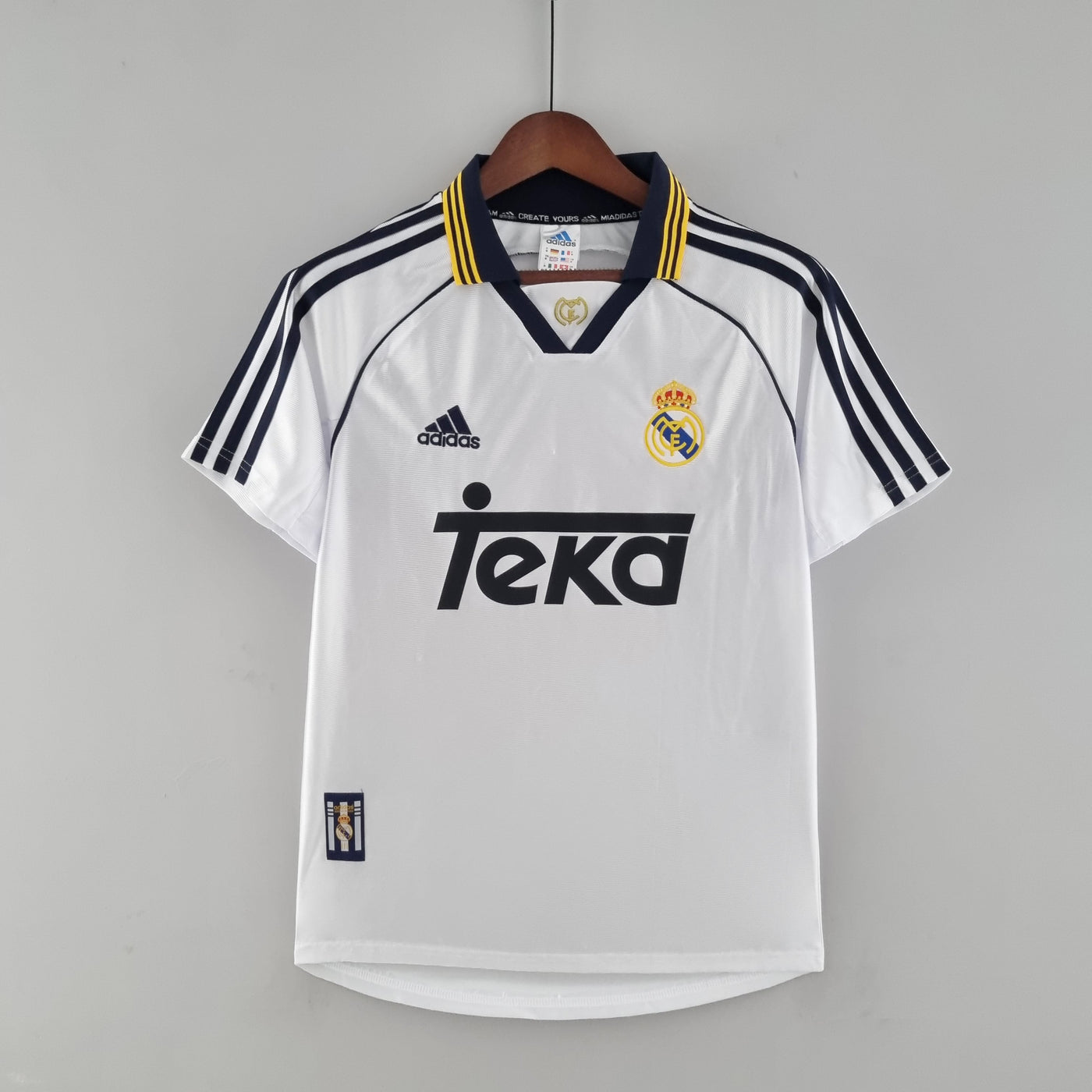 CAMISETA REAL MADRID I 2000 HOMBRE (RETRO) - Vitrine Futebolística