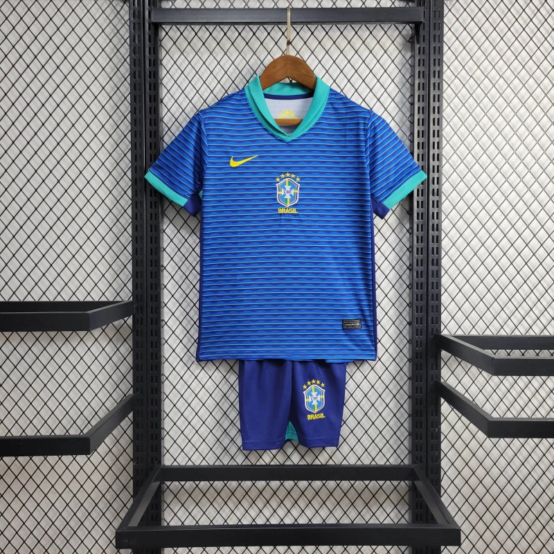 CAMISETA BRASIL III COPA AMÉRICA 2024 CONJUNTO INFANTIL - Vitrine Futebolística
