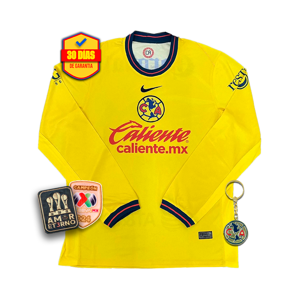 Camiseta Club América Long Sleeve Titular 2024/2025