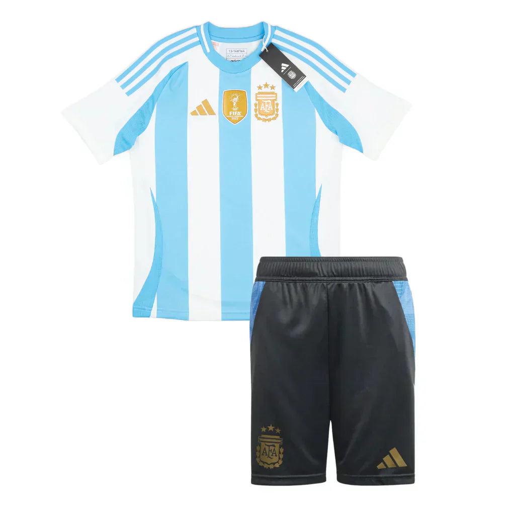 CAMISETA ARGENTINA COPA AMÉRICA 2024 CONJUNTO INFANTIL - Vitrine Futebolística
