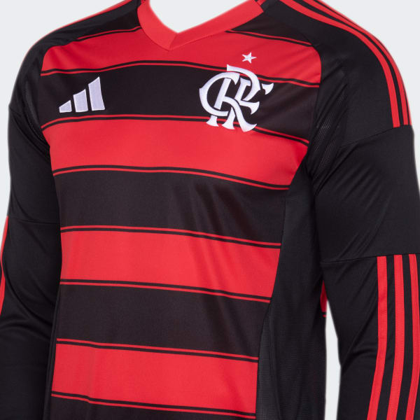 Camisa Flamengo Manga Longa 2025 - Personalização e Patch Copa do Brasil GRÁTIS 🎁