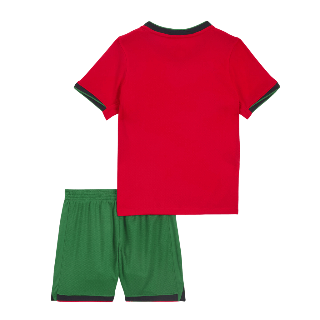 CAMISETA PORTUGAL I EURO 2024 CONJUNTO INFANTIL - Vitrine Futebolística