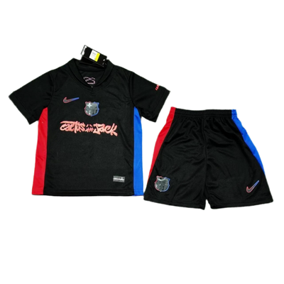 Kids Barcelona X travis Scott Kit 2024/2025