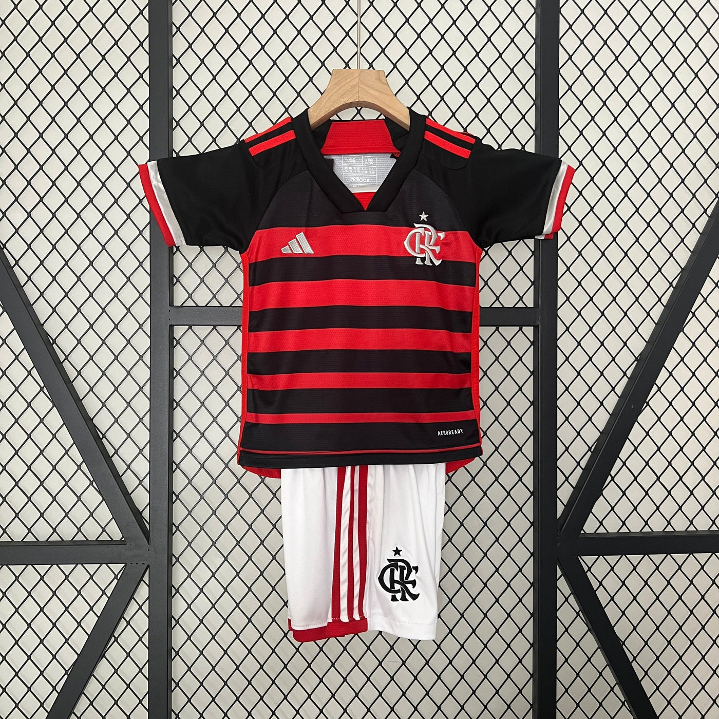 CAMISETA FLAMENGO I 24/25 CONJUNTO INFANTIL - Vitrine Futebolística
