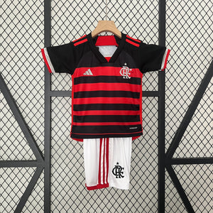 CAMISETA FLAMENGO I 24/25 CONJUNTO INFANTIL - Vitrine Futebolística