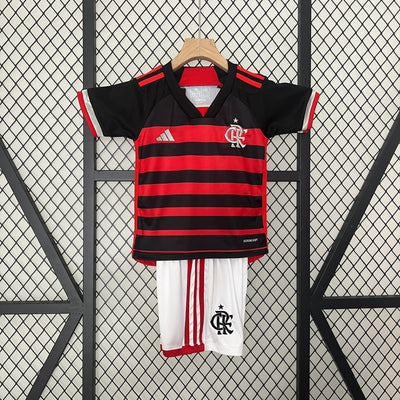 CAMISETA FLAMENGO I 24/25 CONJUNTO INFANTIL - Vitrine Futebolística