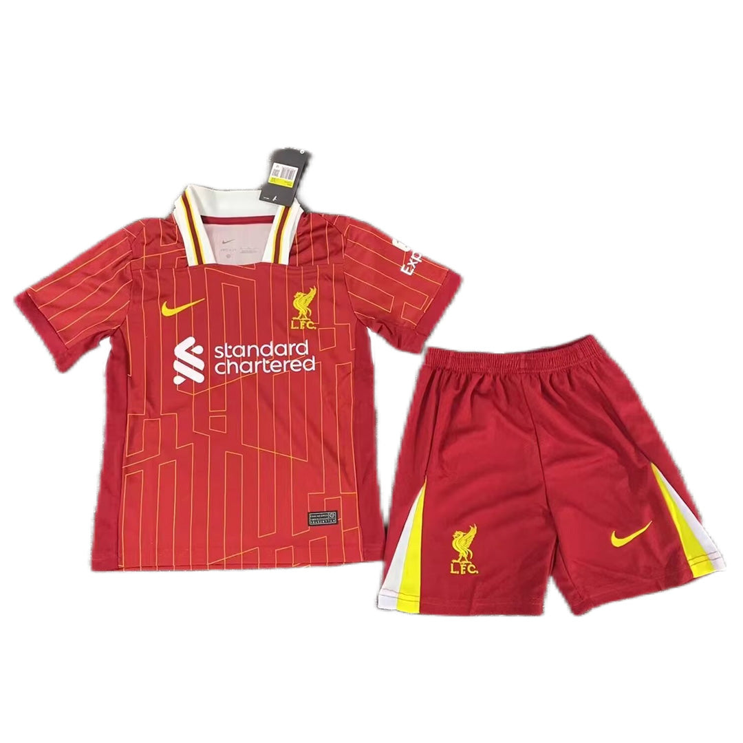 Kids Liverpool Titular Kit 2024/2025 - Red