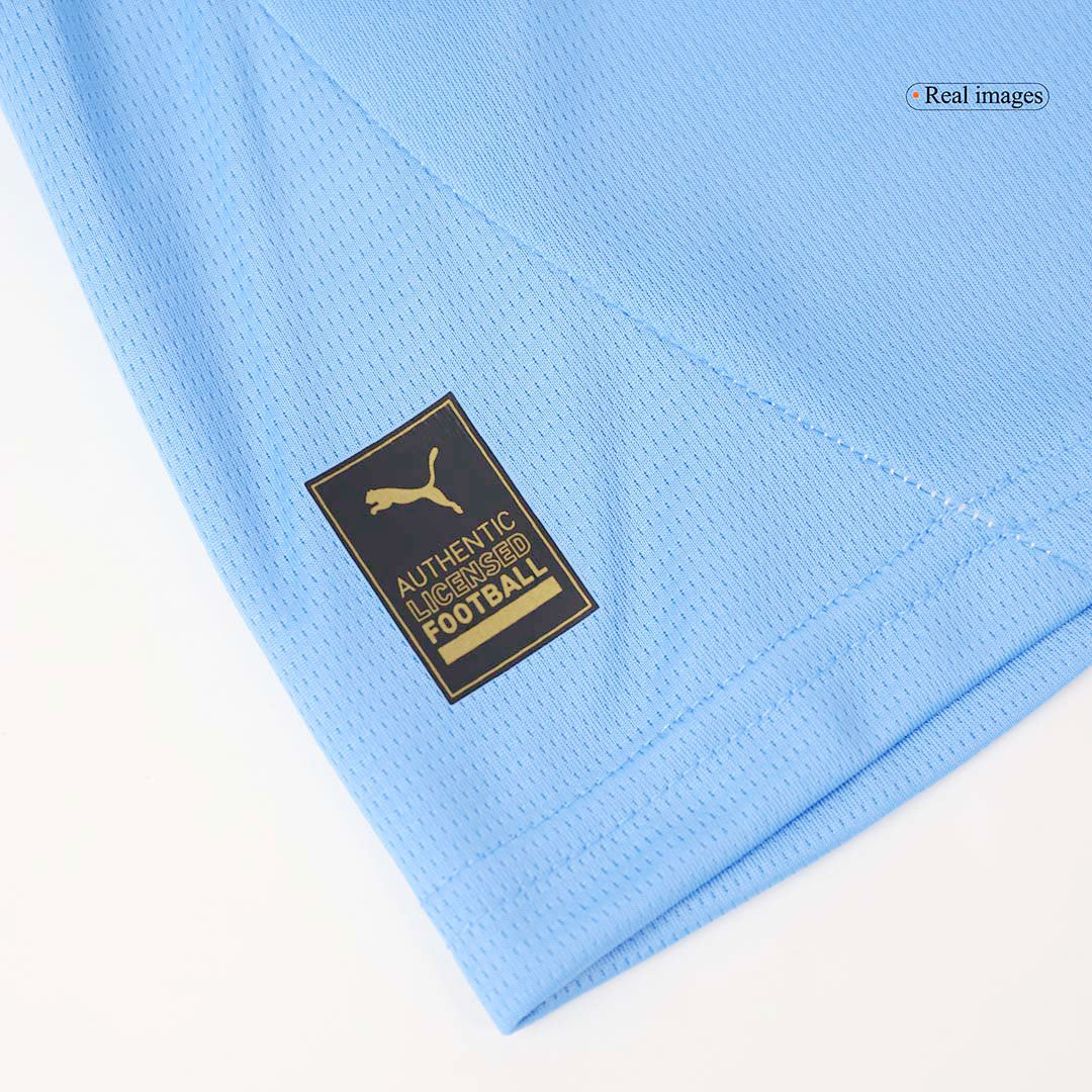 Kids Manchester City Titular Kit 2024/2025 - White Blue