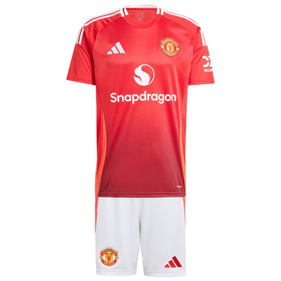 Kids Manchester United Titular Kit 2024/2025 - Red