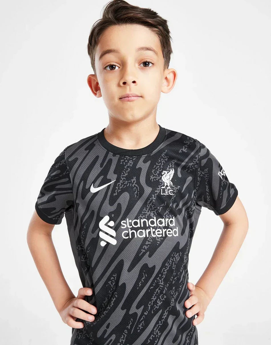 Kids Liverpool GoalKeeper Titular Kit 2024/2025