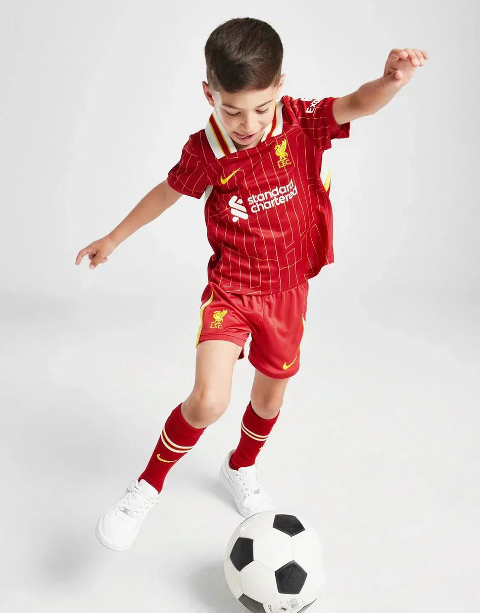 Kids Liverpool Titular Kit 2024/2025 - Red