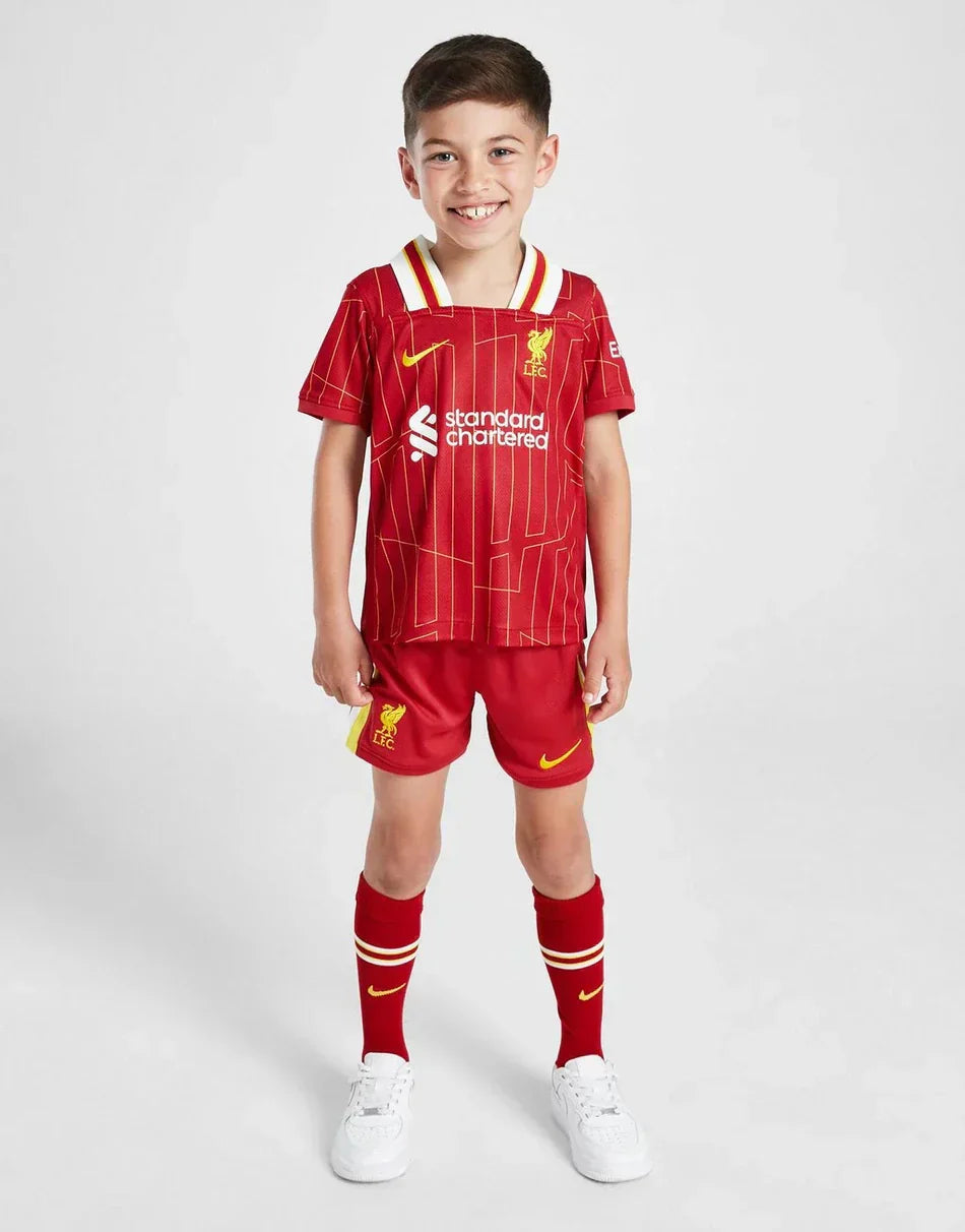 Kids Liverpool Titular Kit 2024/2025 - Red