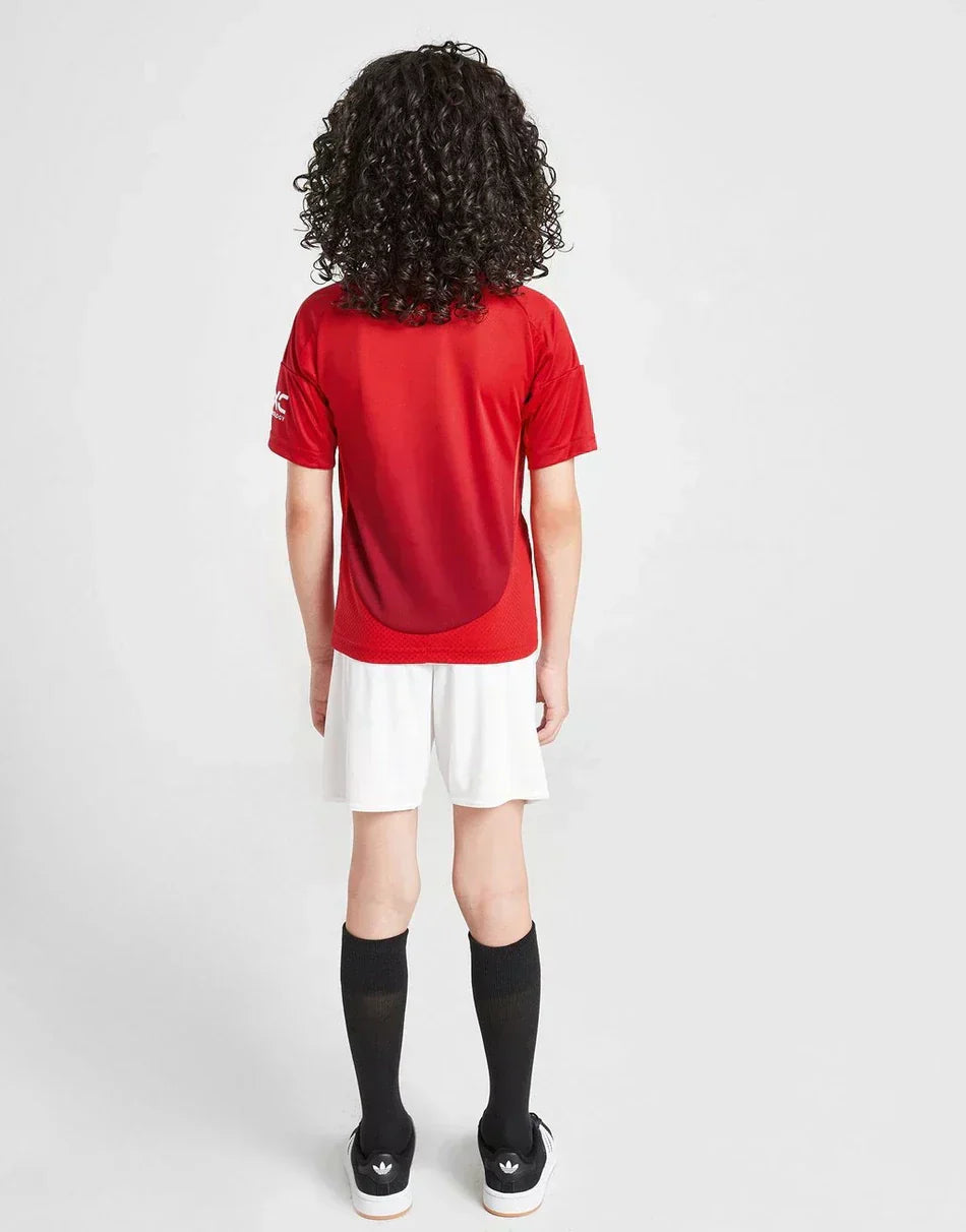 Kids Manchester United Titular Kit 2024/2025 - Red