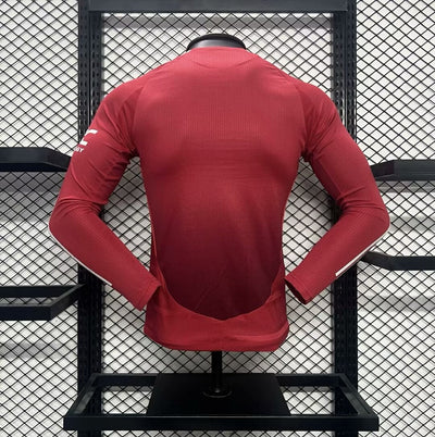 Manchester United Jugador Titular Camiseta 2024/2025 Long Sleeve