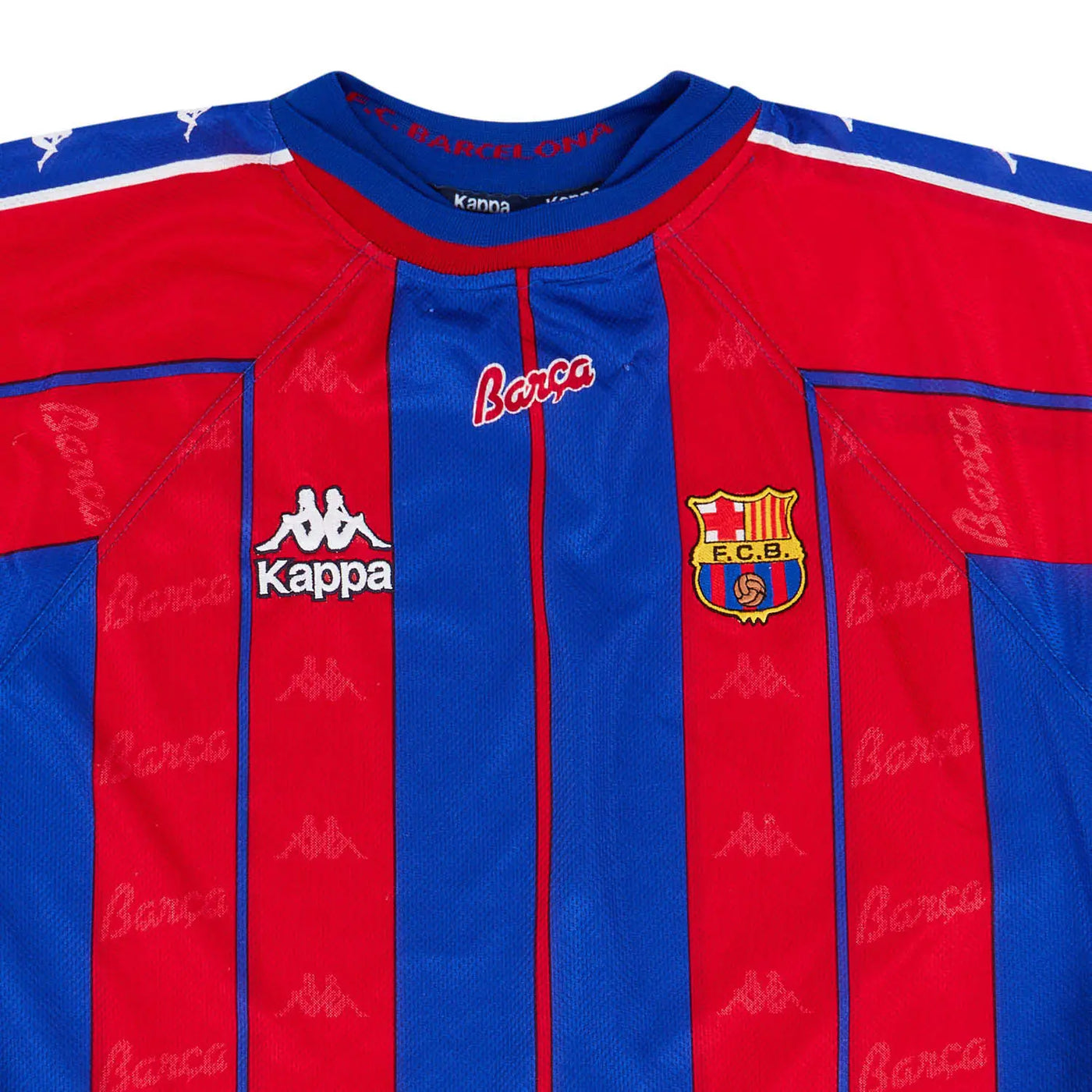 Barcelona I 97/98 Hombre (Retro) Manga Iarga