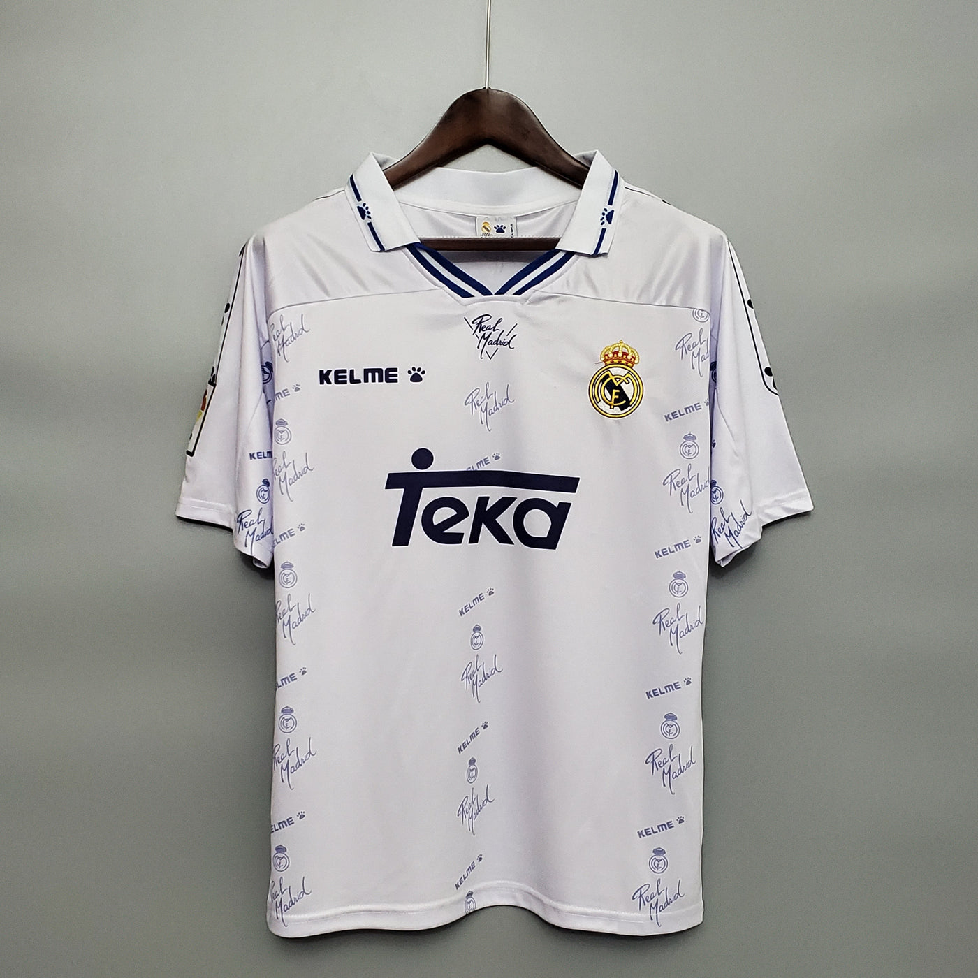 CAMISETA REAL MADRID I 94/96 HOMBRE (RETRO) - Vitrine Futebolística