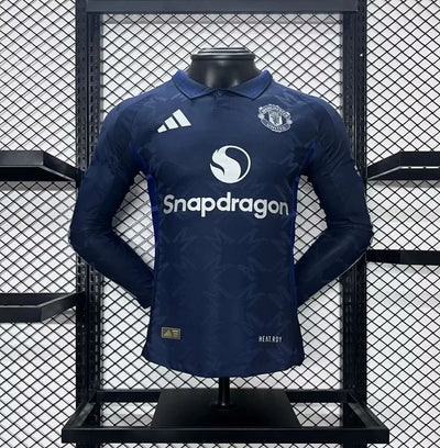 Manchester United Jugador Visitante Camiseta 2024/2025 Long Sleeve