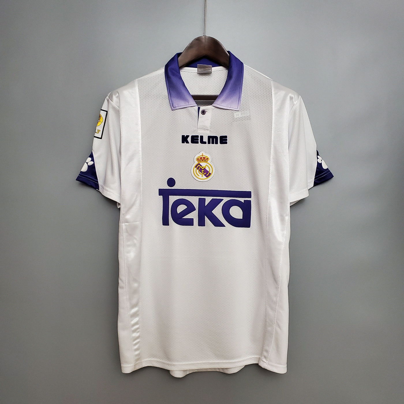 CAMISETA REAL MADRID I 97/98 HOMBRE (RETRO) - Vitrine Futebolística