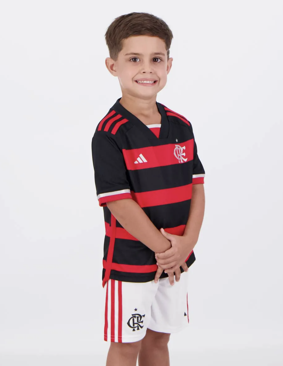 Kids Flamengo Titular Kit 2024/2025