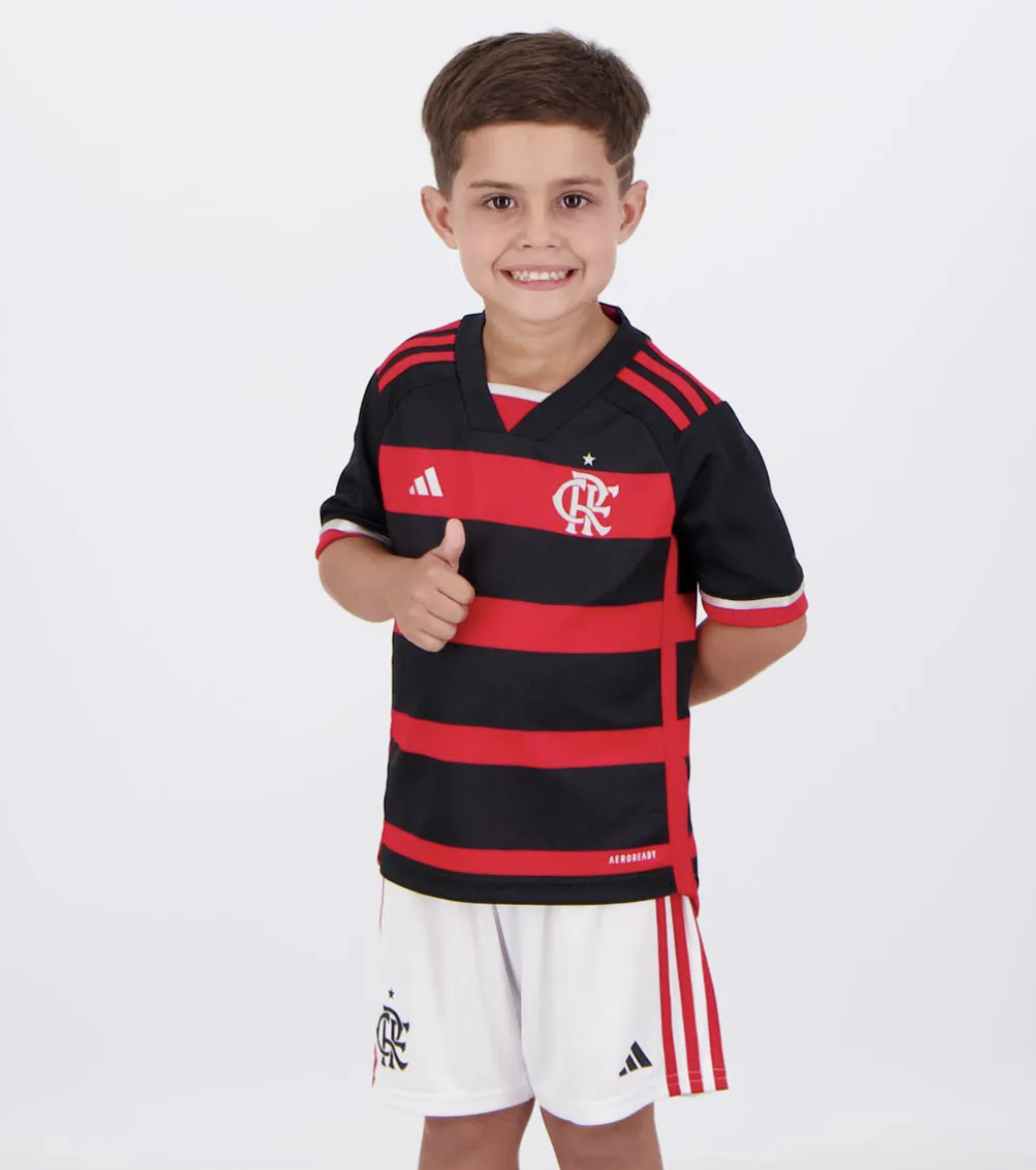 Kids Flamengo Titular Kit 2024/2025