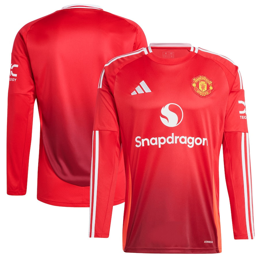 Manchester United Titular Camiseta 2024/2025 Long Sleeve