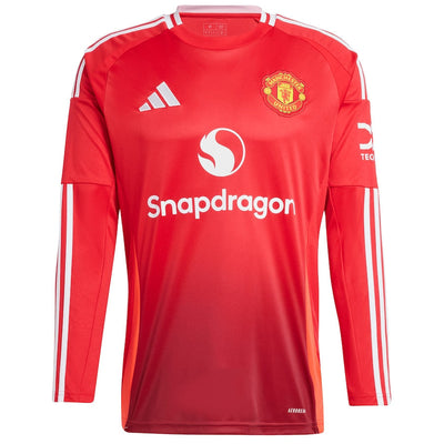 Manchester United Titular Camiseta 2024/2025 Long Sleeve