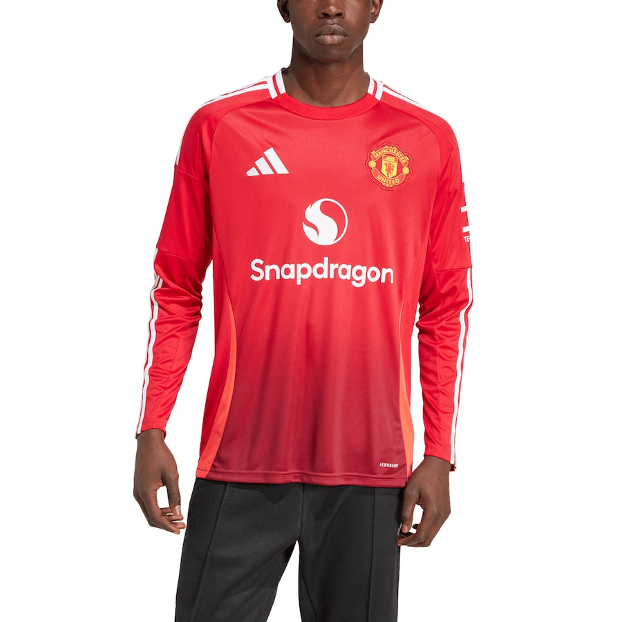Manchester United Titular Camiseta 2024/2025 Long Sleeve
