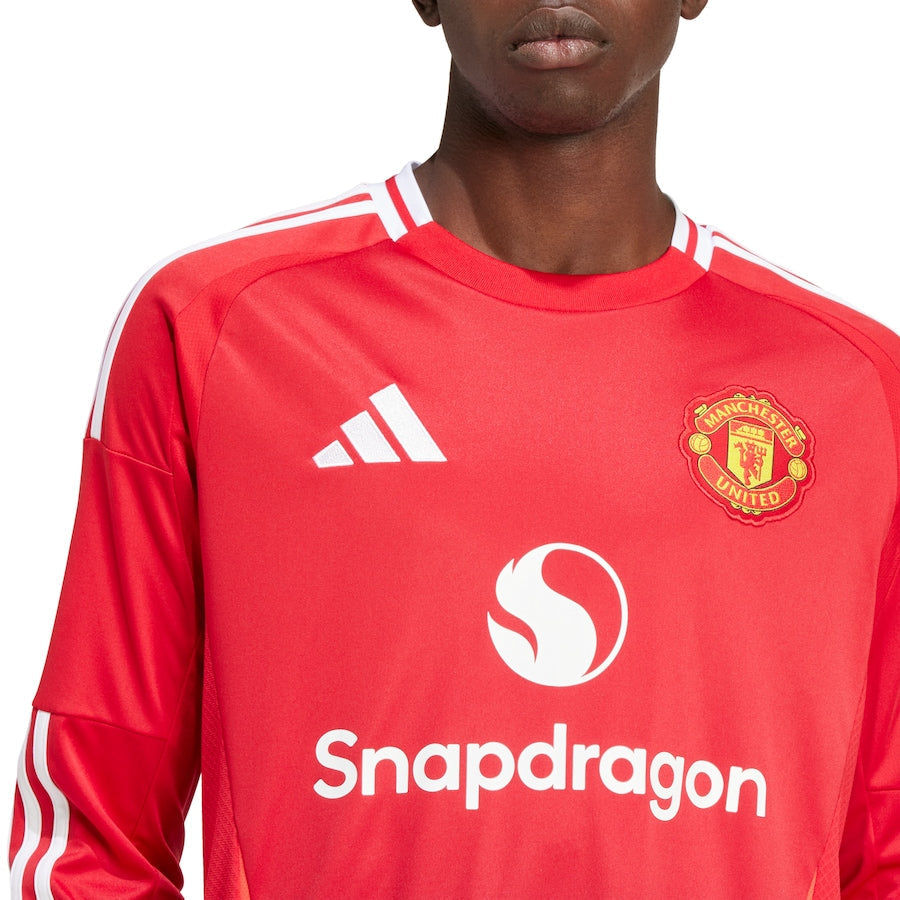 Manchester United Titular Camiseta 2024/2025 Long Sleeve