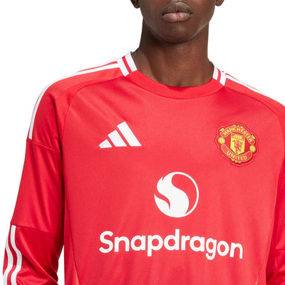 Manchester United Titular Camiseta 2024/2025 Long Sleeve