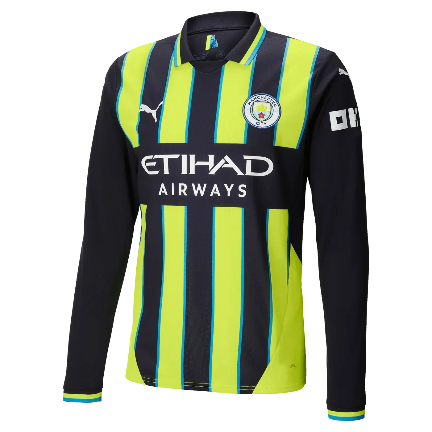 Manchester City Visitante Camiseta 2024/2025 Long Sleeve