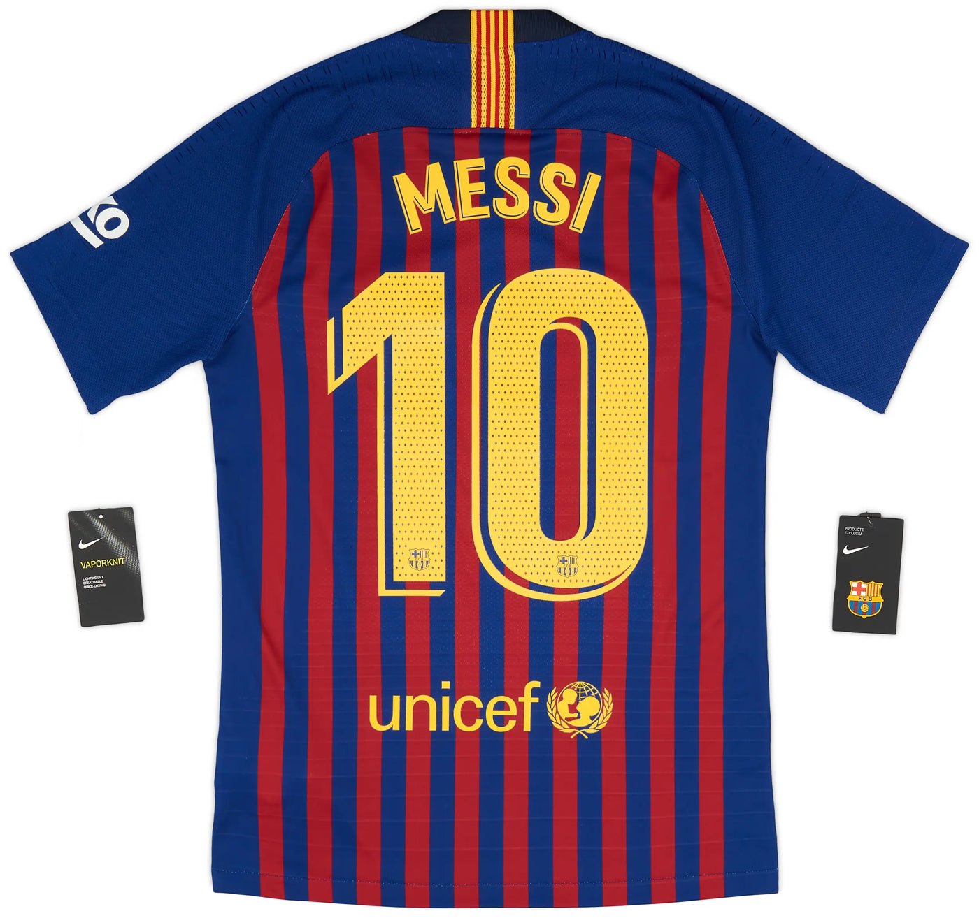 BARCELONA I 18/19 HOMBRE (RETRO) MESSI - Vitrine Futebolística